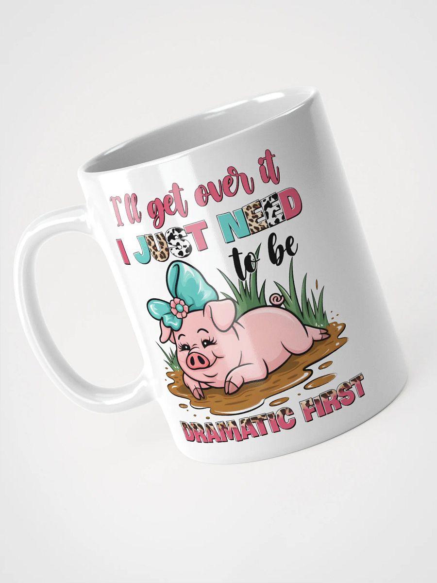 Dramatic Piggy White Glossy Mug product image (7)