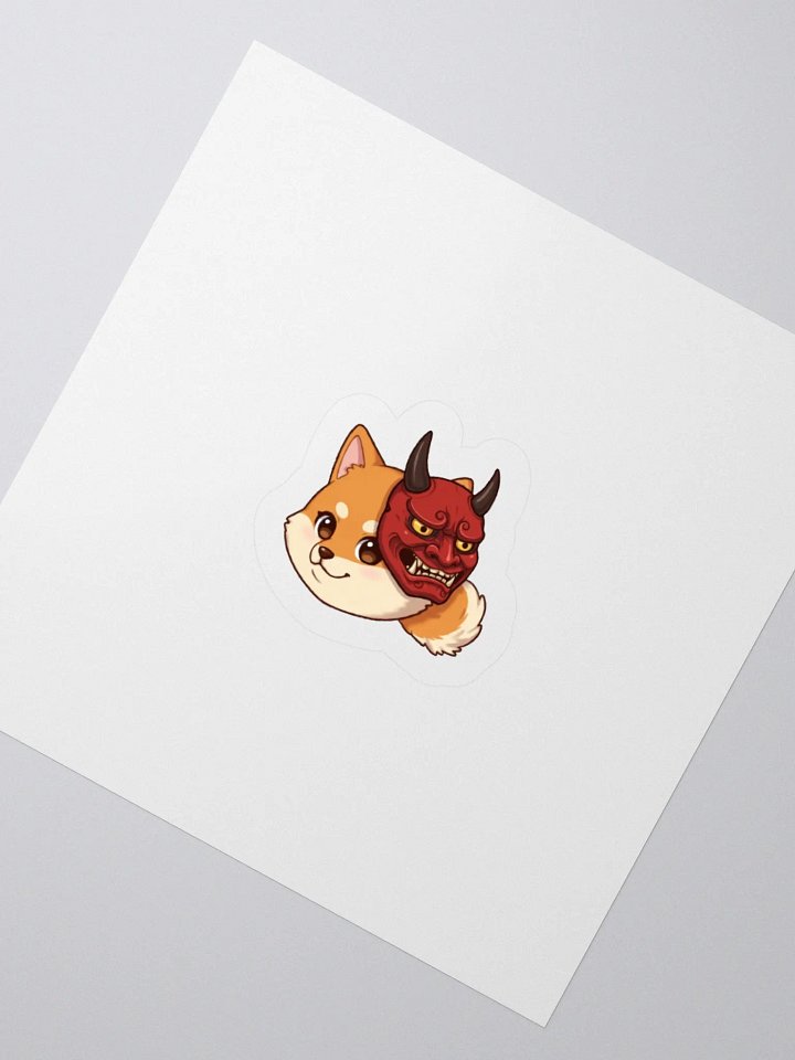Lyvyes Oni Mask Kiss-Cut Sticker product image (5)