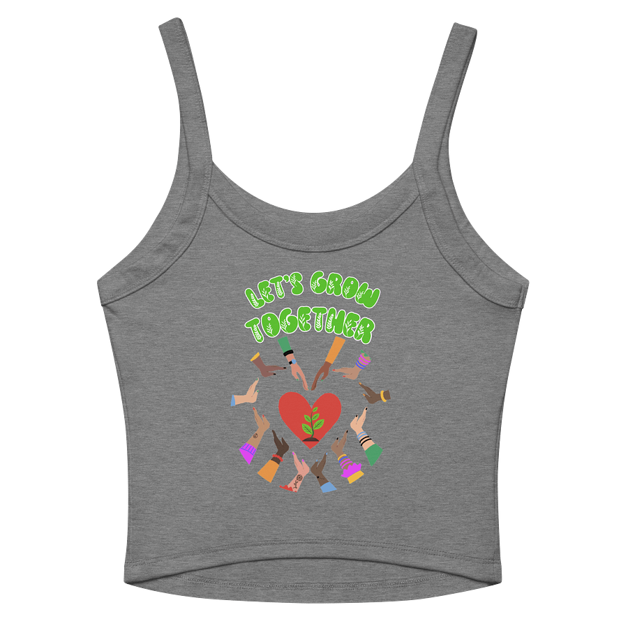 Shmall Streamer Grow Together Women's Micro-Rib Tank Top product image (3)