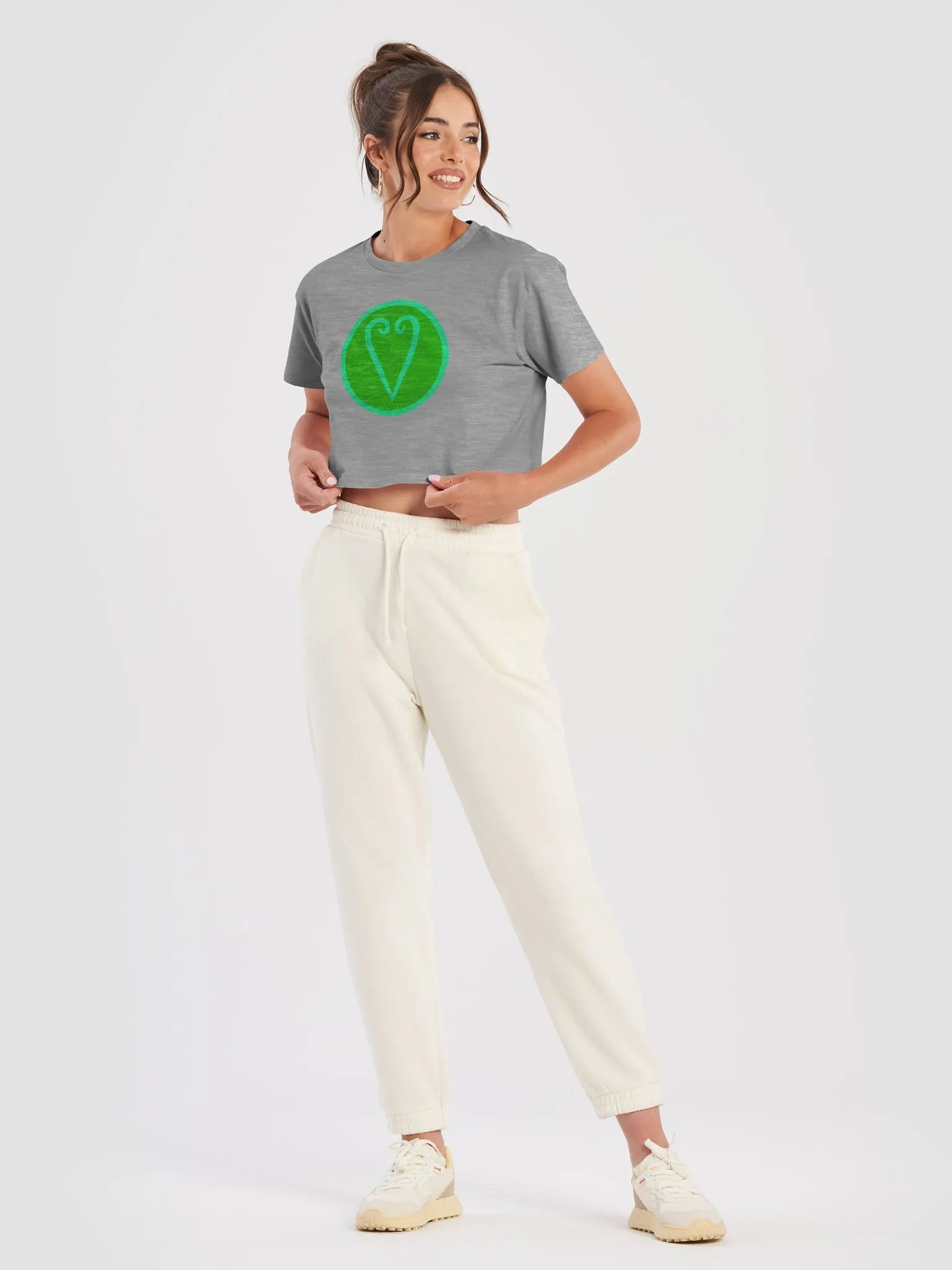 Crop Top - Green Logo product image (1)