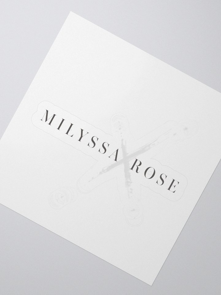 Official Milyssa Rose Logo Sticker product image (7)