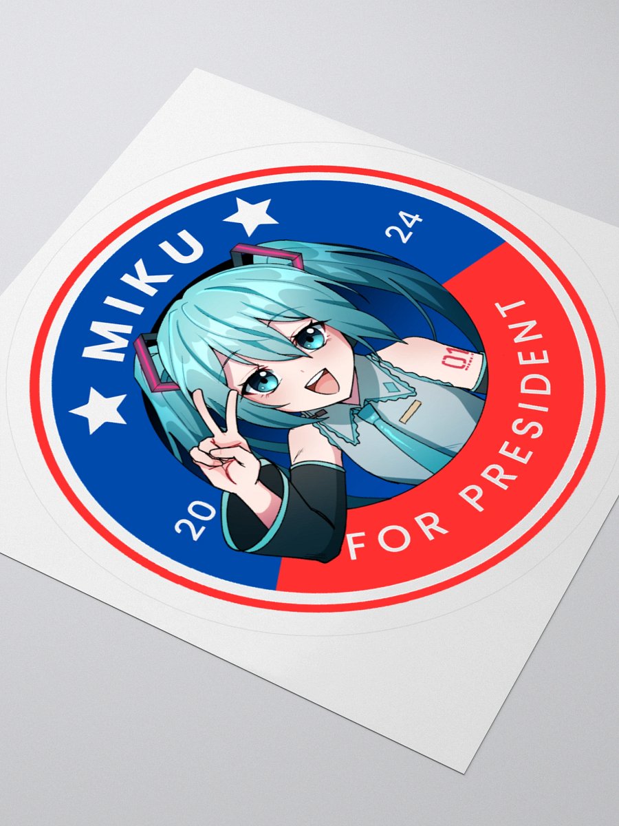 Miku for President Sticker product image (3)