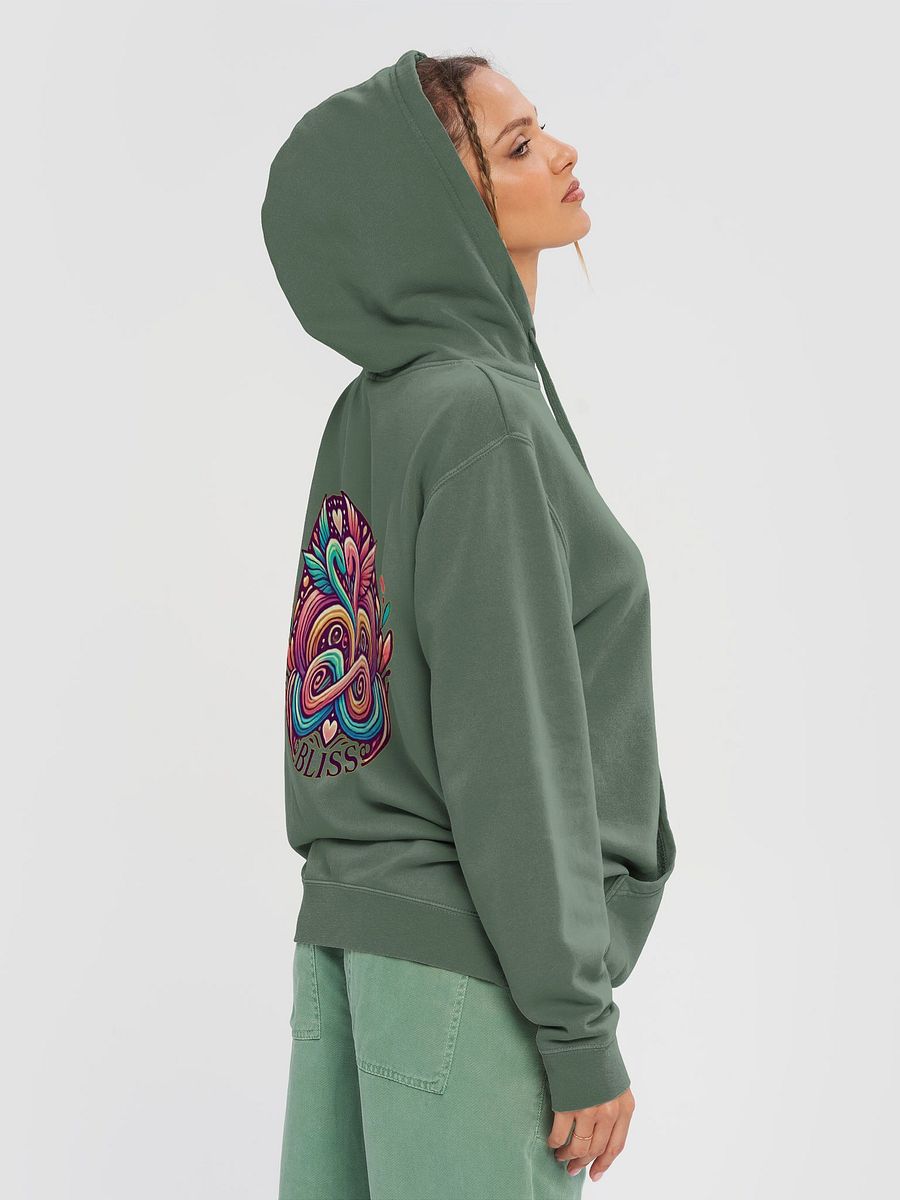 Blissful Swan Heart Pigment-Dyed Hoodie product image (32)