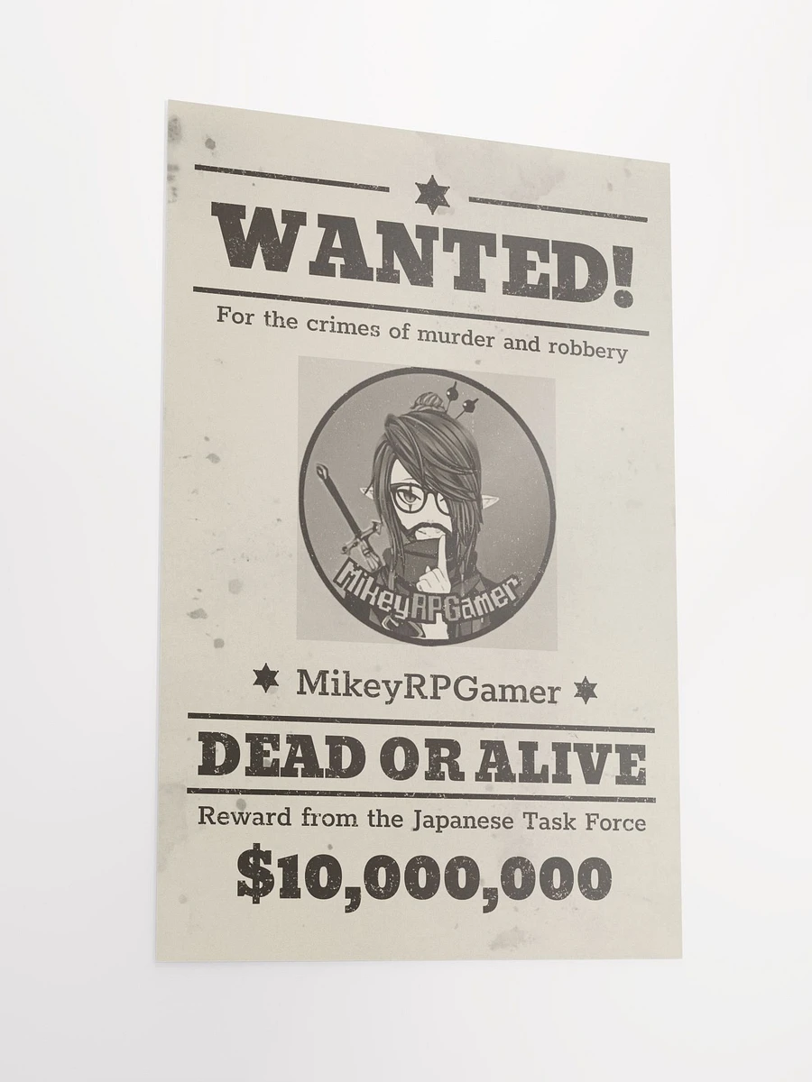 MikeyRPGamer Wanted Poster product image (2)