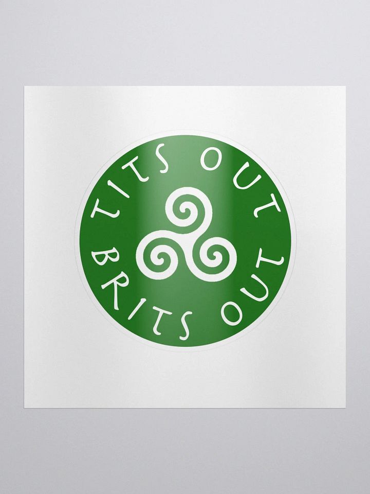 Tits Out Brits Out Sticker product image (1)