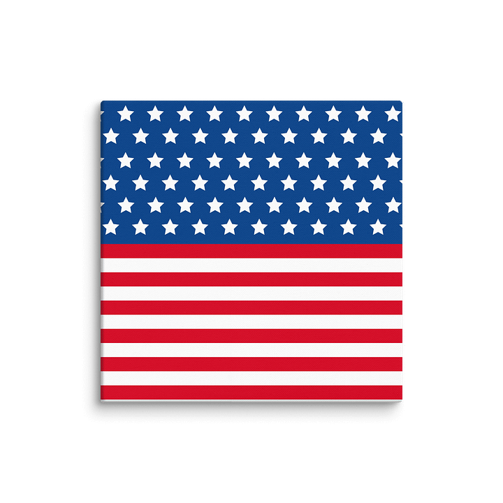 Classic American Flag Canvas Art – Timeless Patriotic Decor for Your Home product image (1)