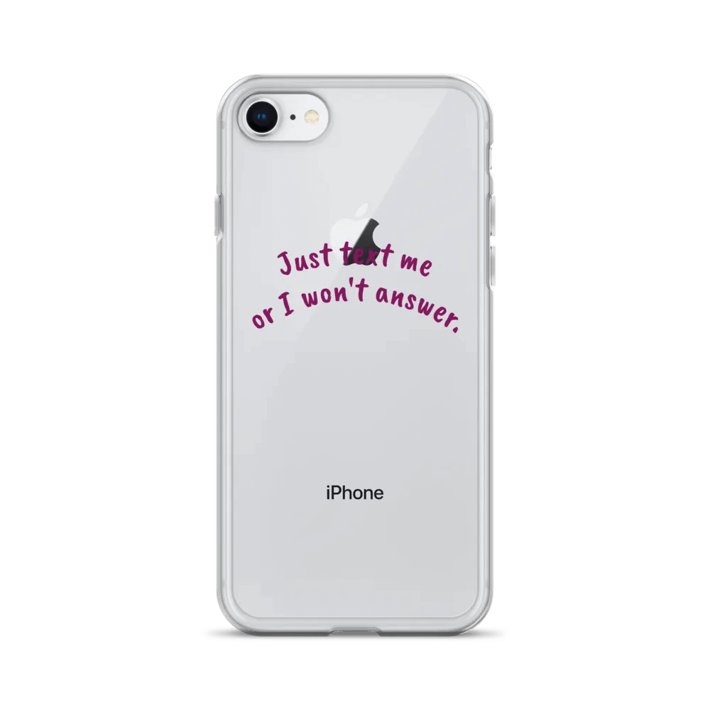 Handwritten Vibe Clear iPhone Case product image (20)