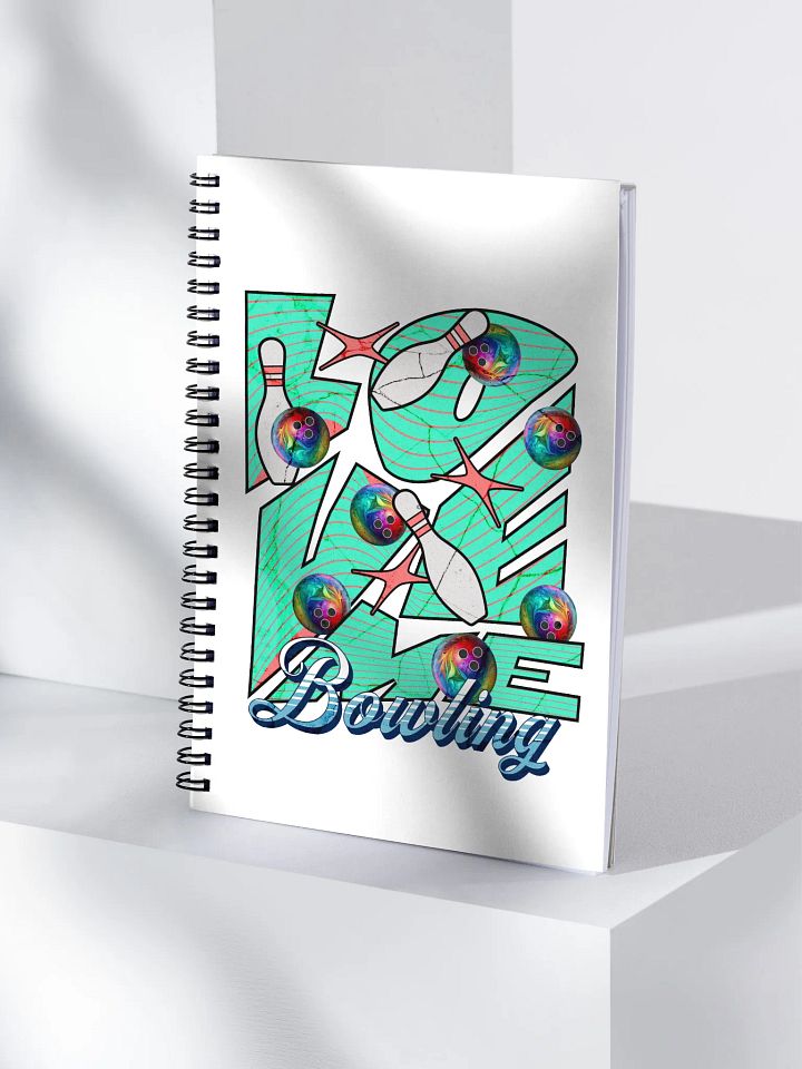 Love Me Bowling Spiral Notebook product image (1)