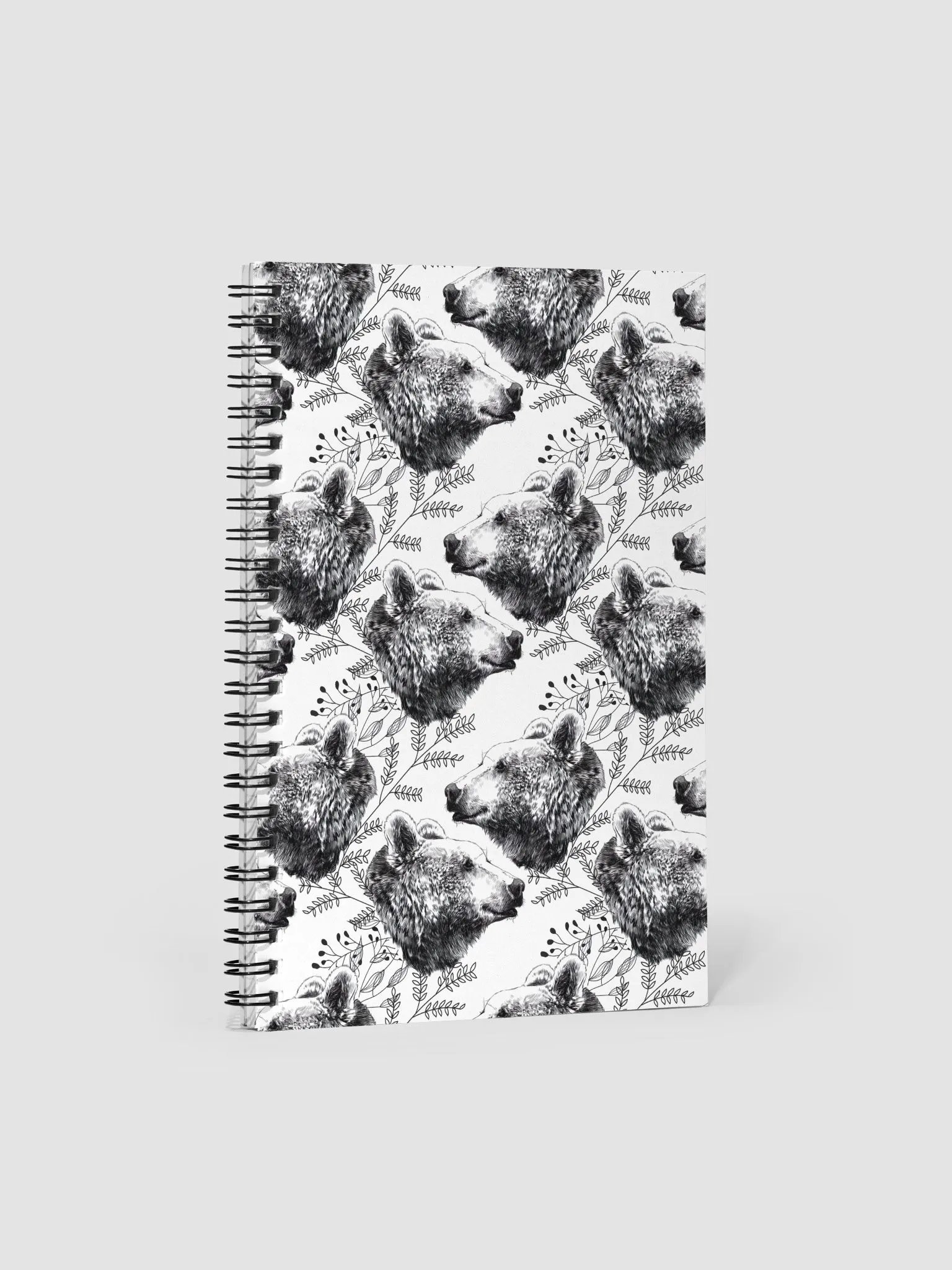 Bear Heads Spiral Notebook product image (1)