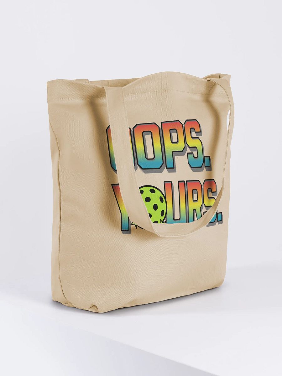 Oops Yours Pickleball Galactic Statement Eco Tote product image (4)