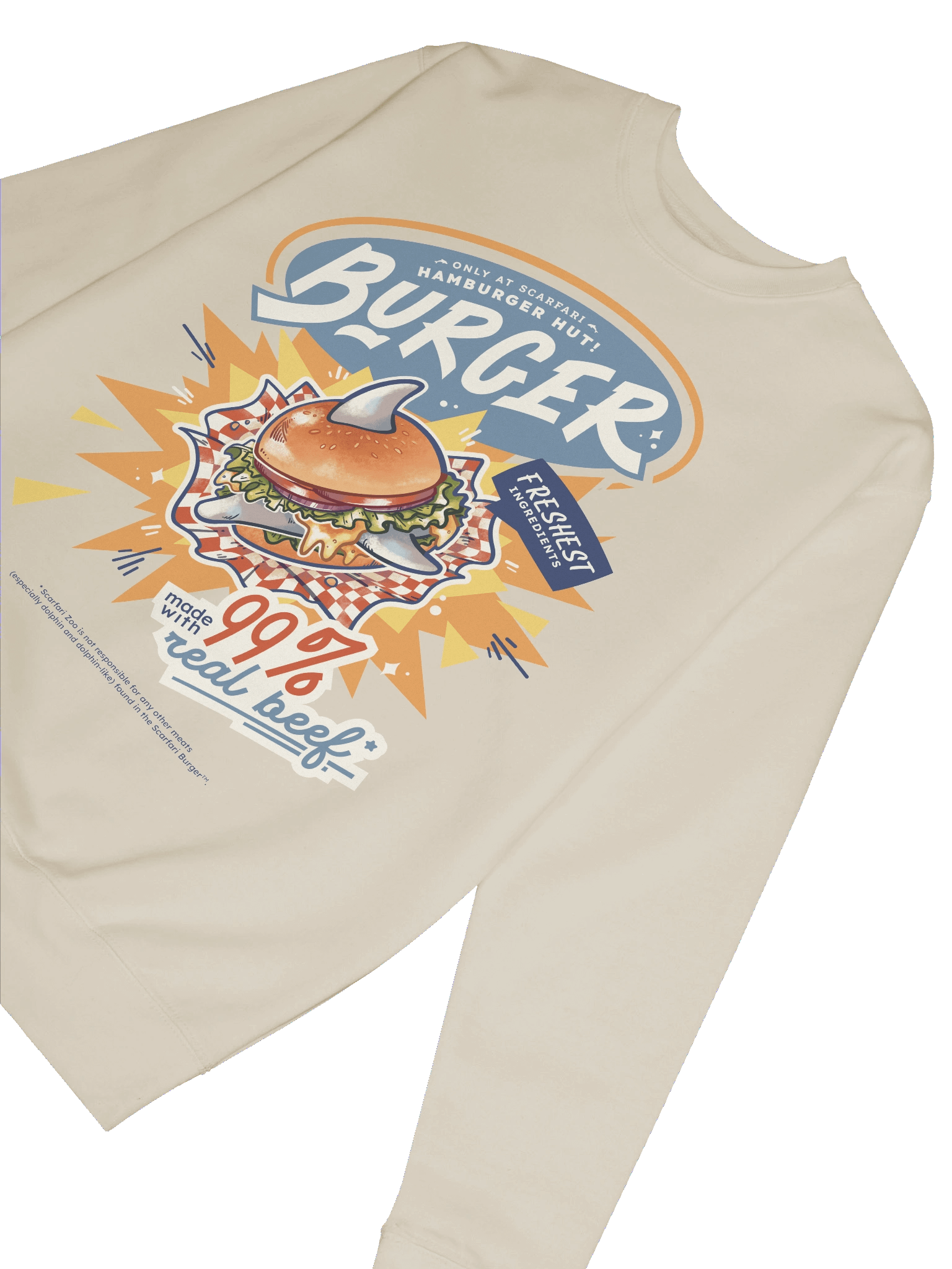 Scarfari Burger Crewneck product image (2)