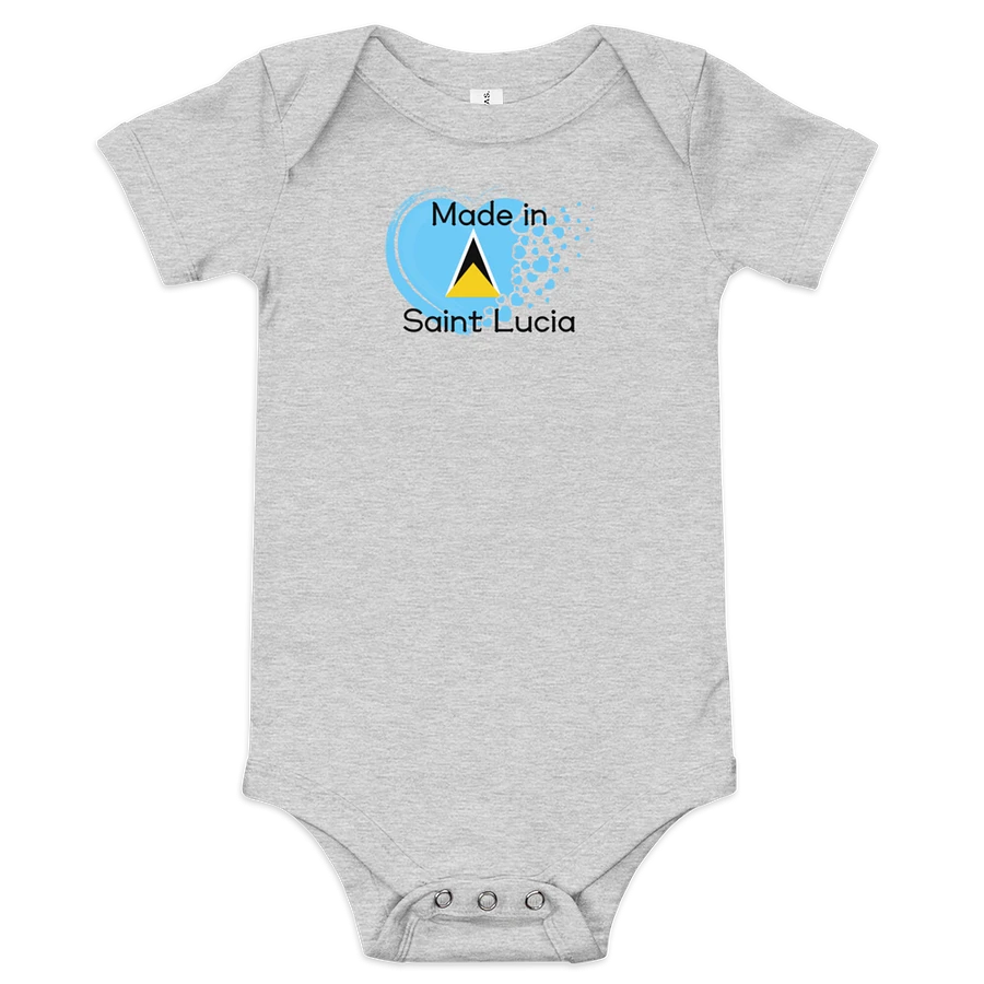 Heartfelt Made in Saint Lucia Baby Onesie product image (2)