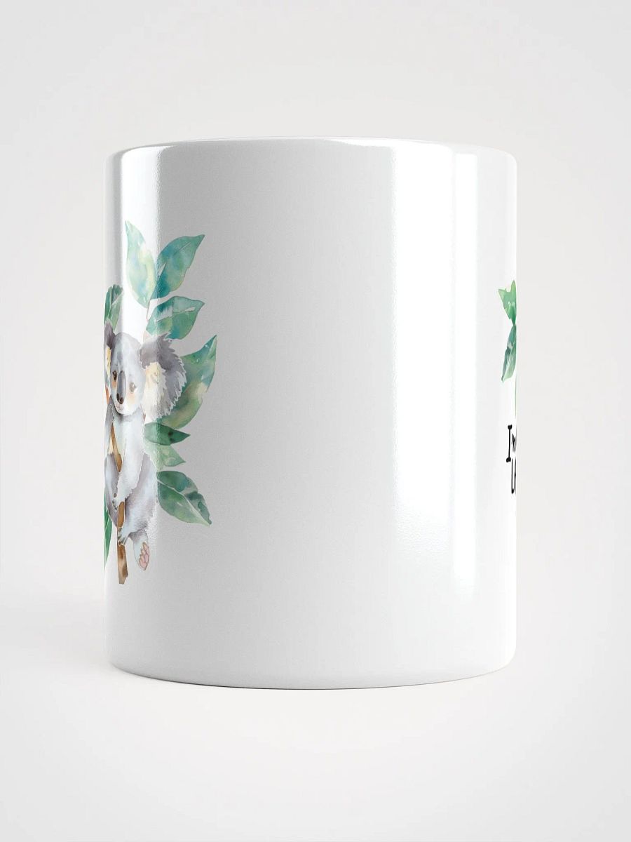 Not Lazy Koala White Glossy Mug product image (3)