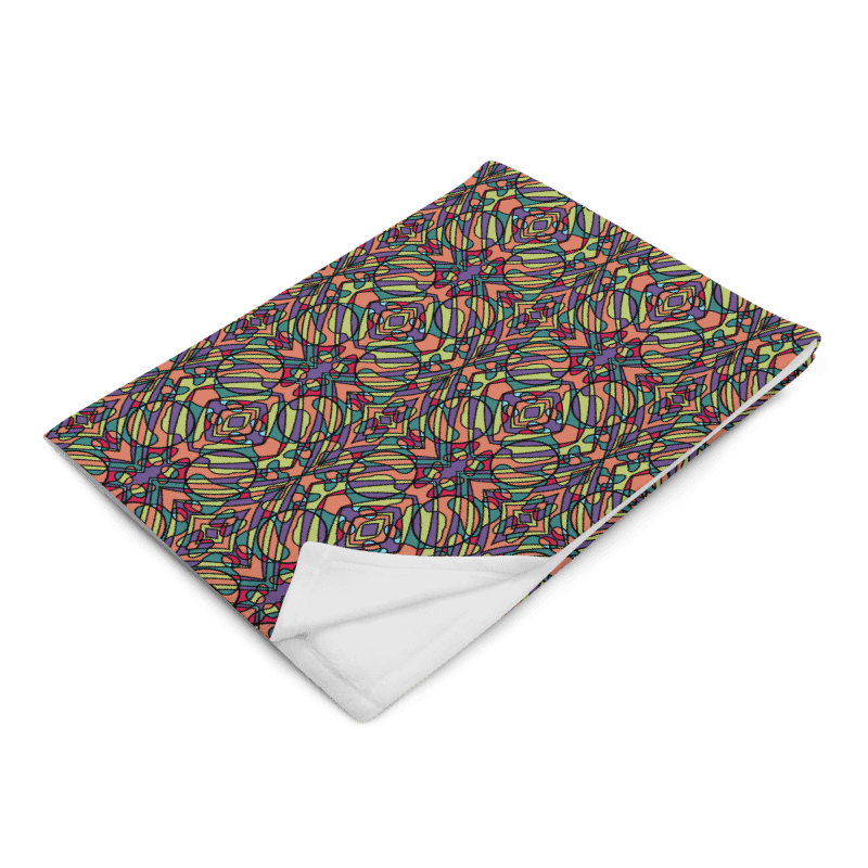 Vintage Circus Pop Art - Throw Blanket product image (1)