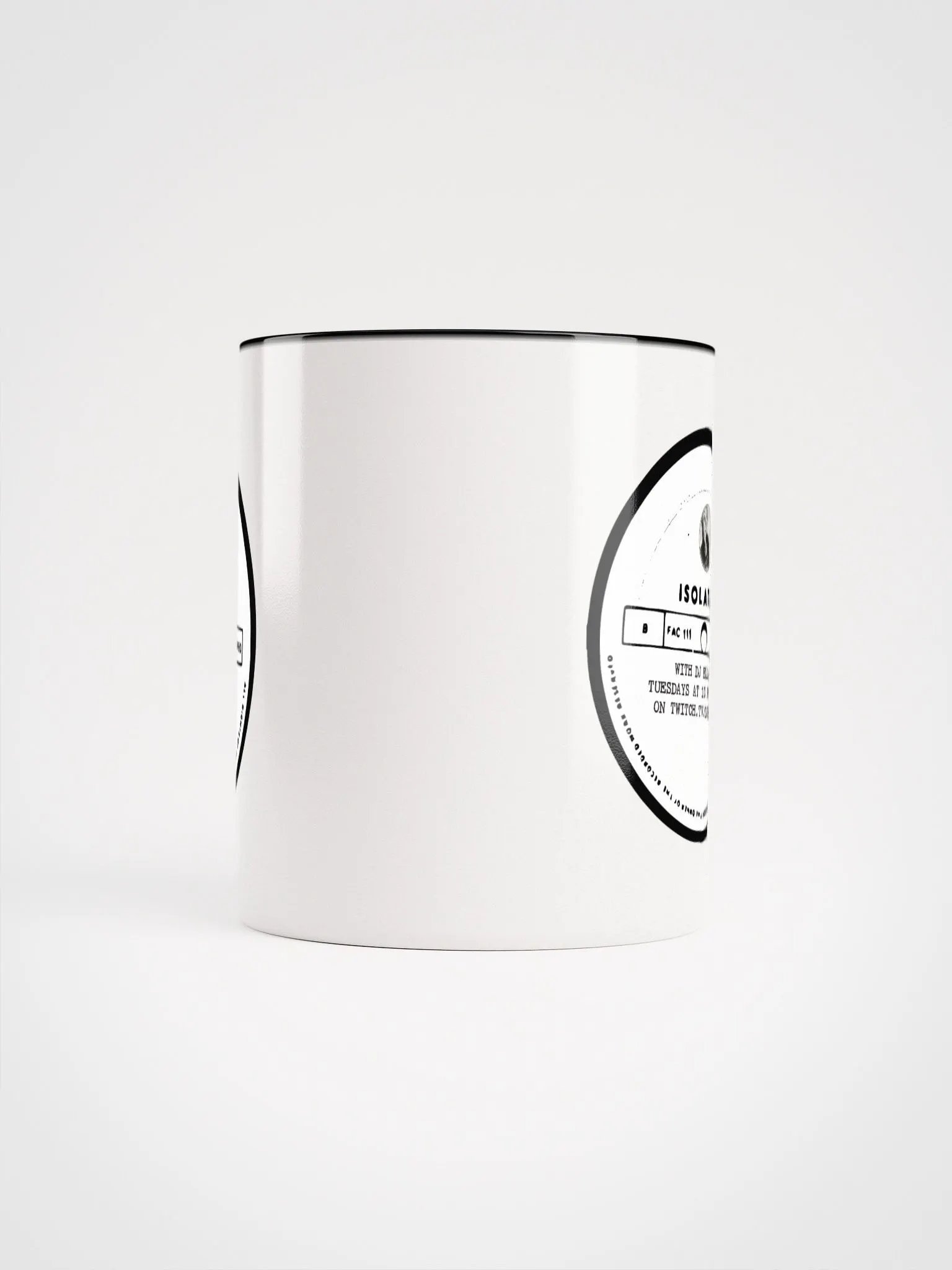 Isolation Logo - Black and White Mug product image (5)