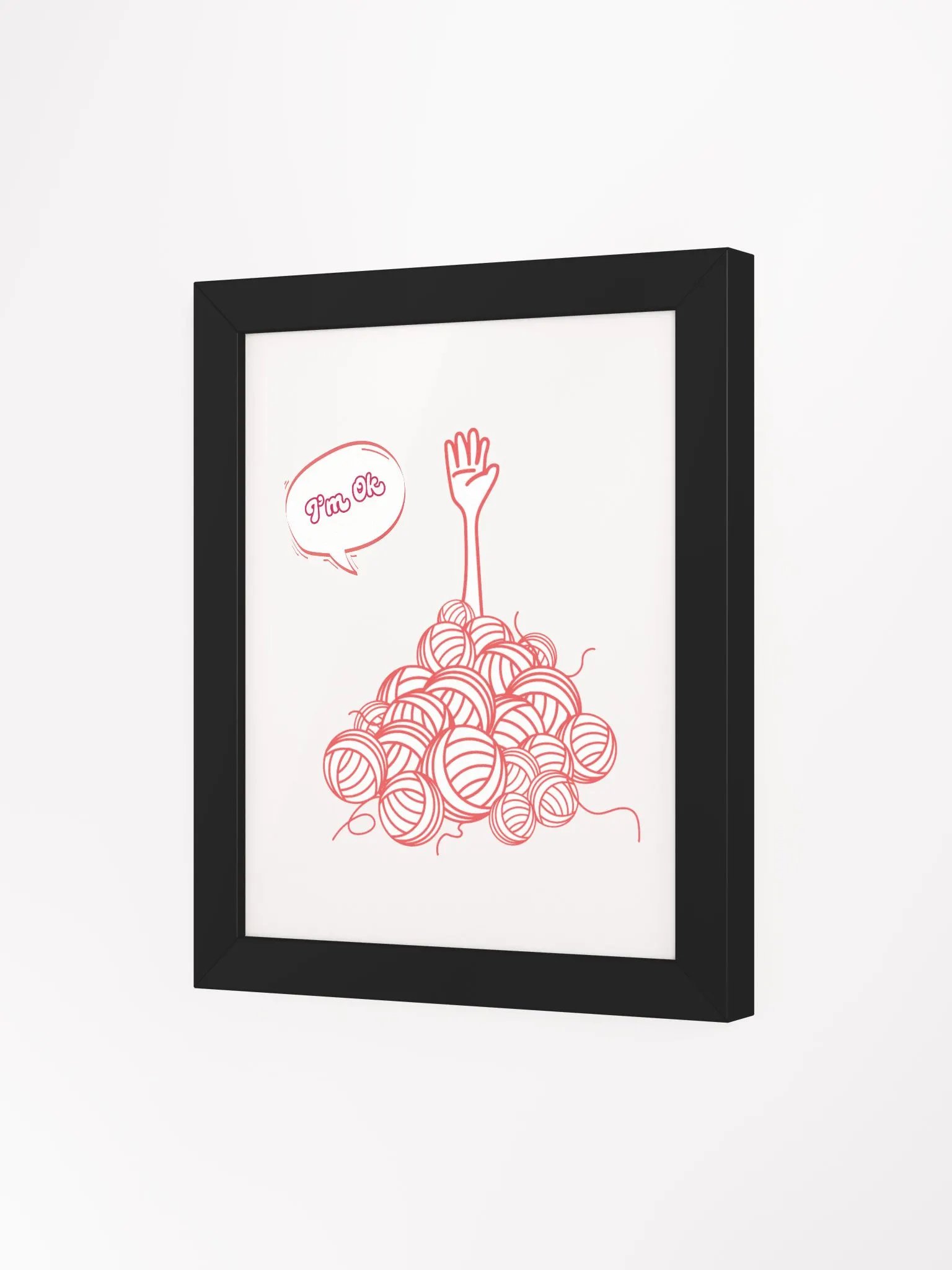 Yarn Avalanche Art Print product image (27)