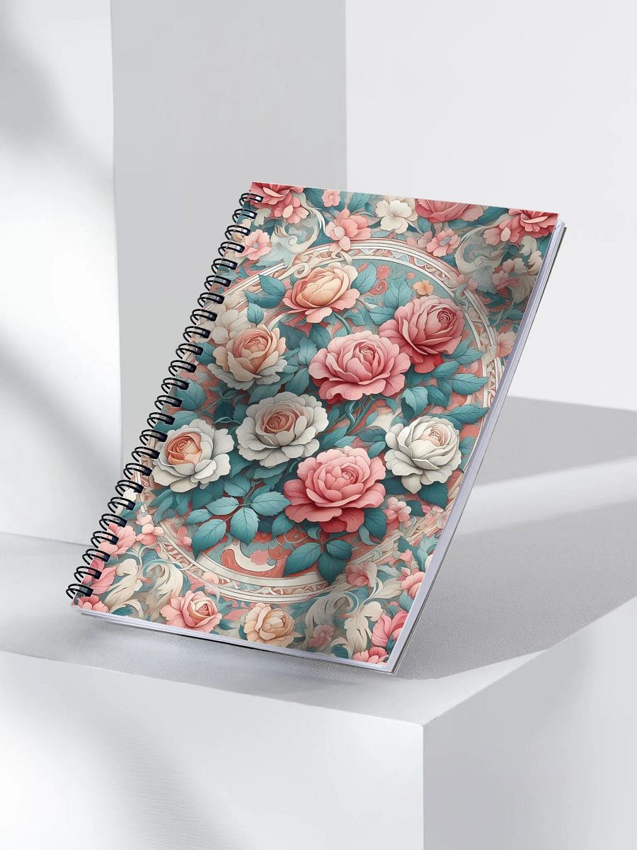 Royal Floral Spiral Notebook product image (3)