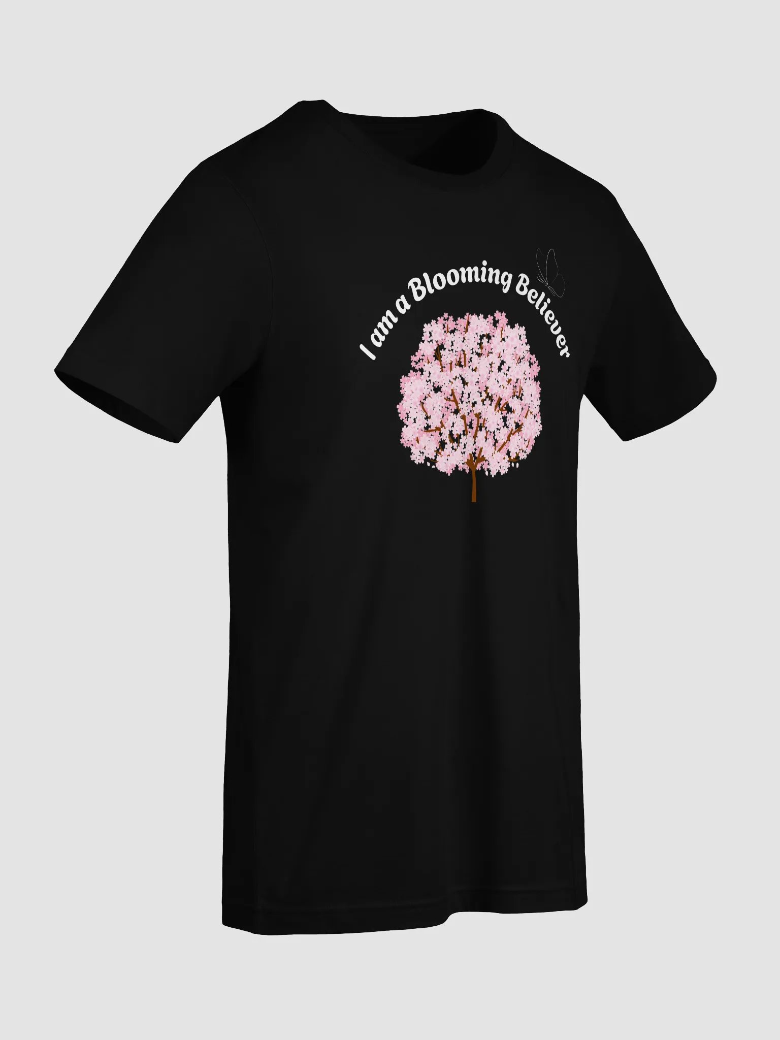 I am a Blooming Believer T-Shirt (Black/White) product image (9)