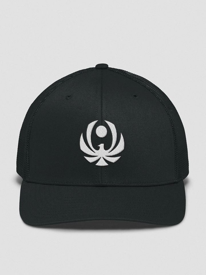 CroweGamingg Richardson Snapback Trucker Cap - White Logo product image (1)