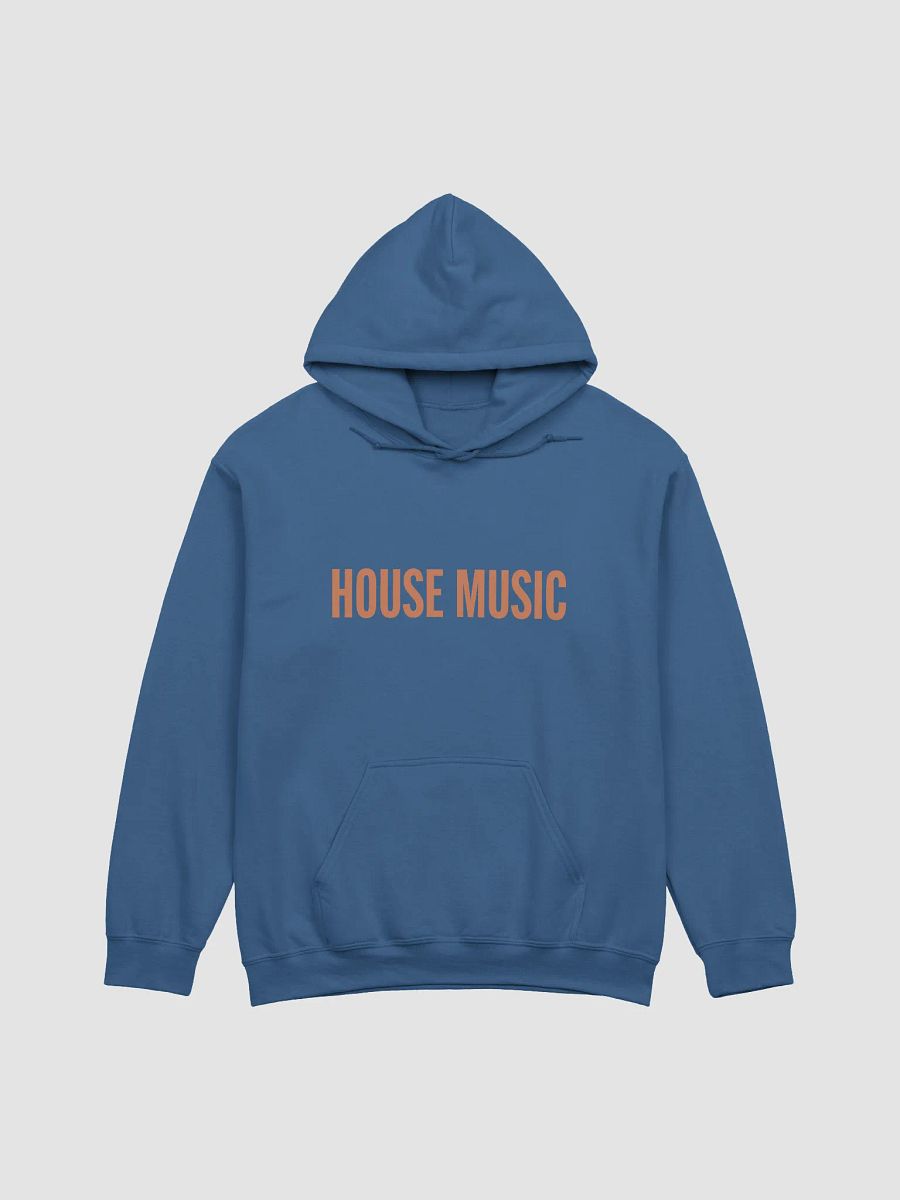 House Music Two Sided Orange Letter Hoodie product image (1)