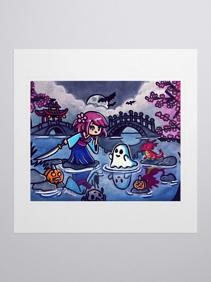 Mystical River Reflections Sticker product image (1)