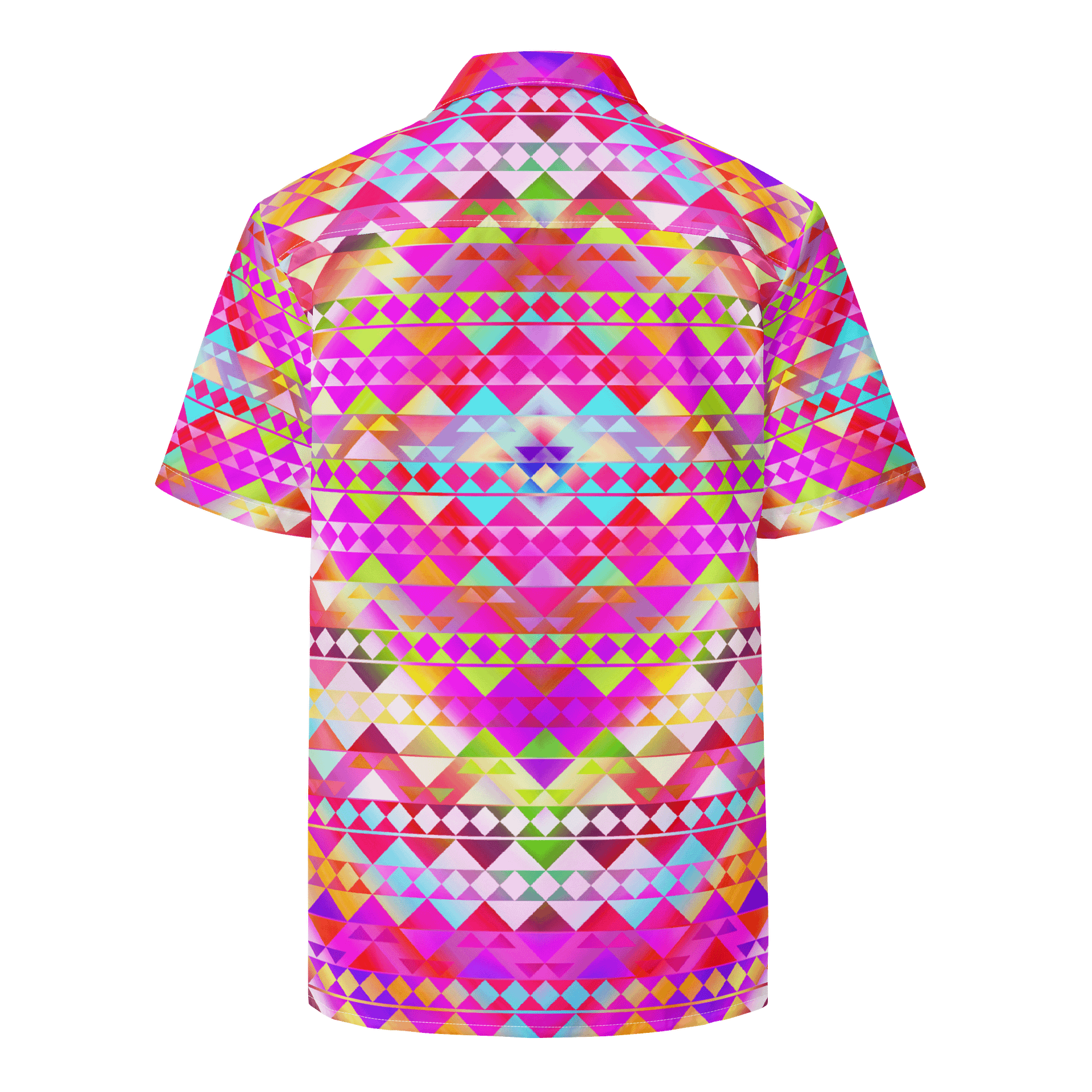 Pink Tribal Hawaiian Shirt product image (2)
