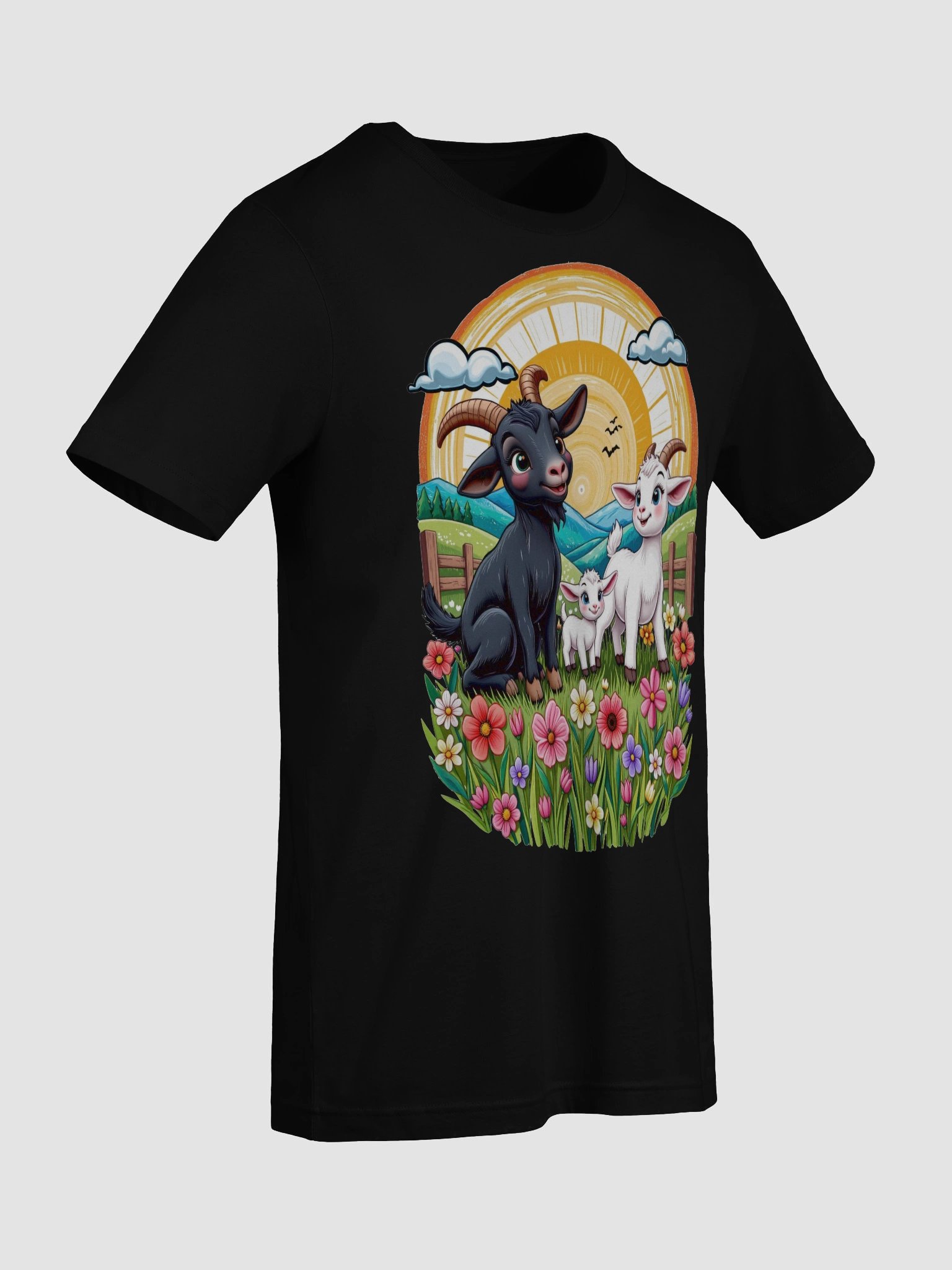 Cheerful Goat Trio Tee product image (78)