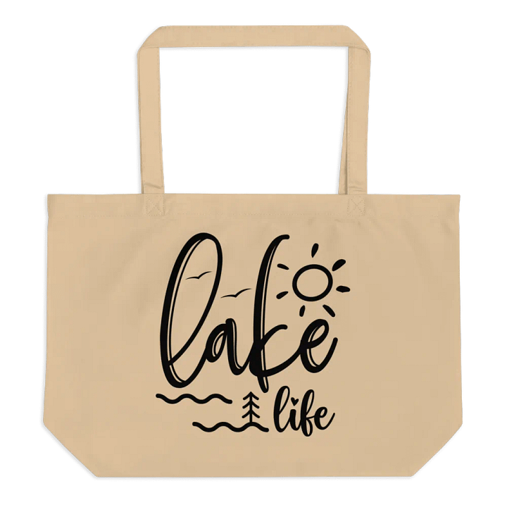 Lake Life Durable Cotton Tote Bag product image (1)