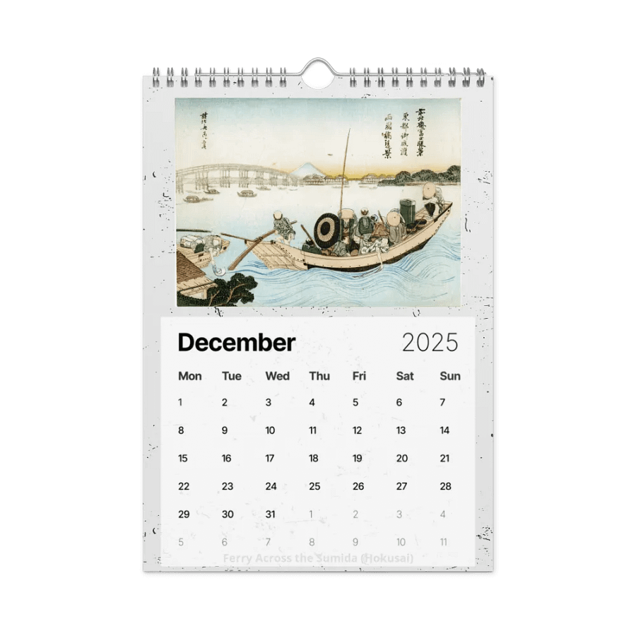 "The Art Of Japan" 2025 Calendar product image (4)
