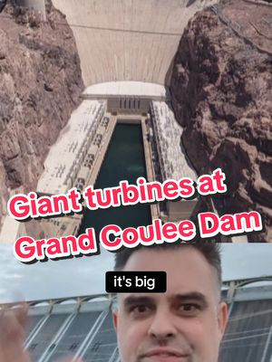 Grand Coulee Dam facts: just one of the turbines from the dam's third powerplant could take the entire flow of the Colorado River at Hoover Dam. #hydropower #civilengineering 