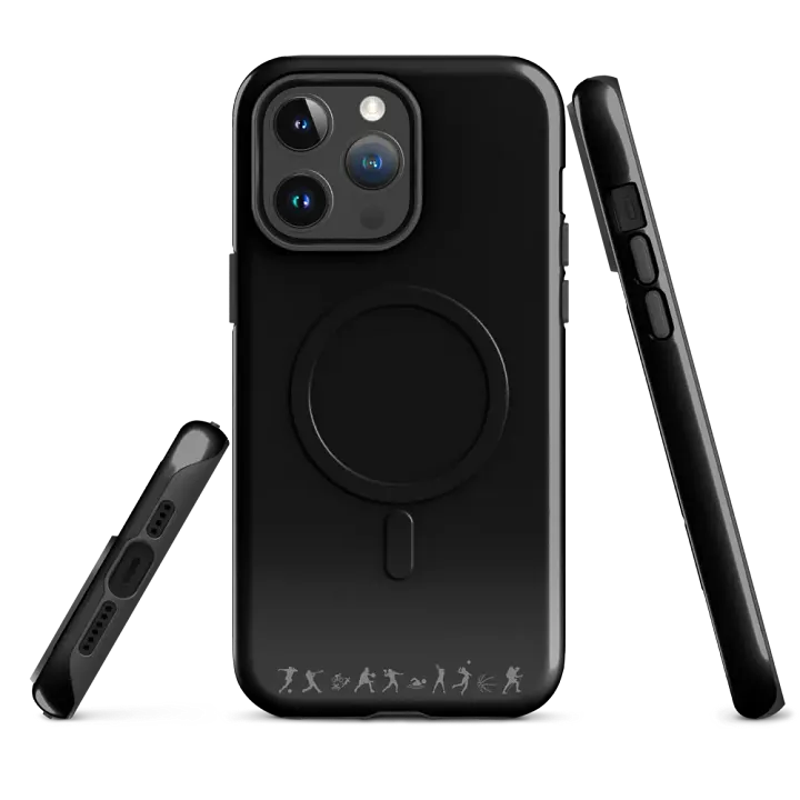 GUILLOVELO BLACK ICONS IPHONE CASE product image (1)