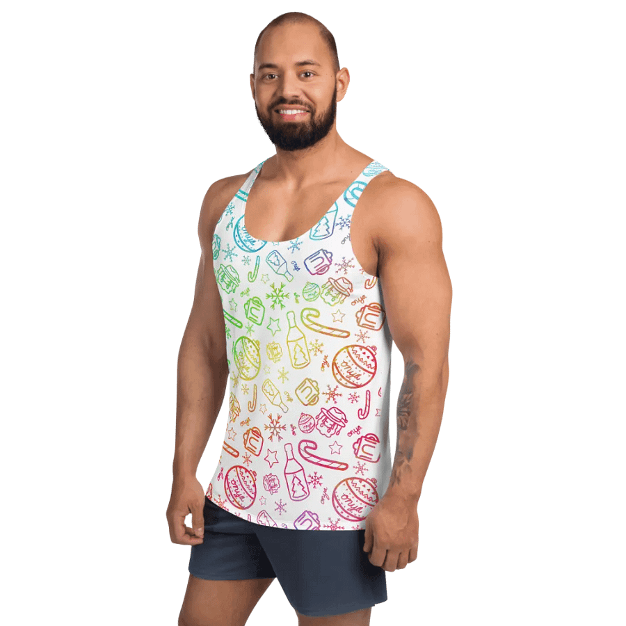 Limited Edition Christmas Rainbow Tank Top product image (2)