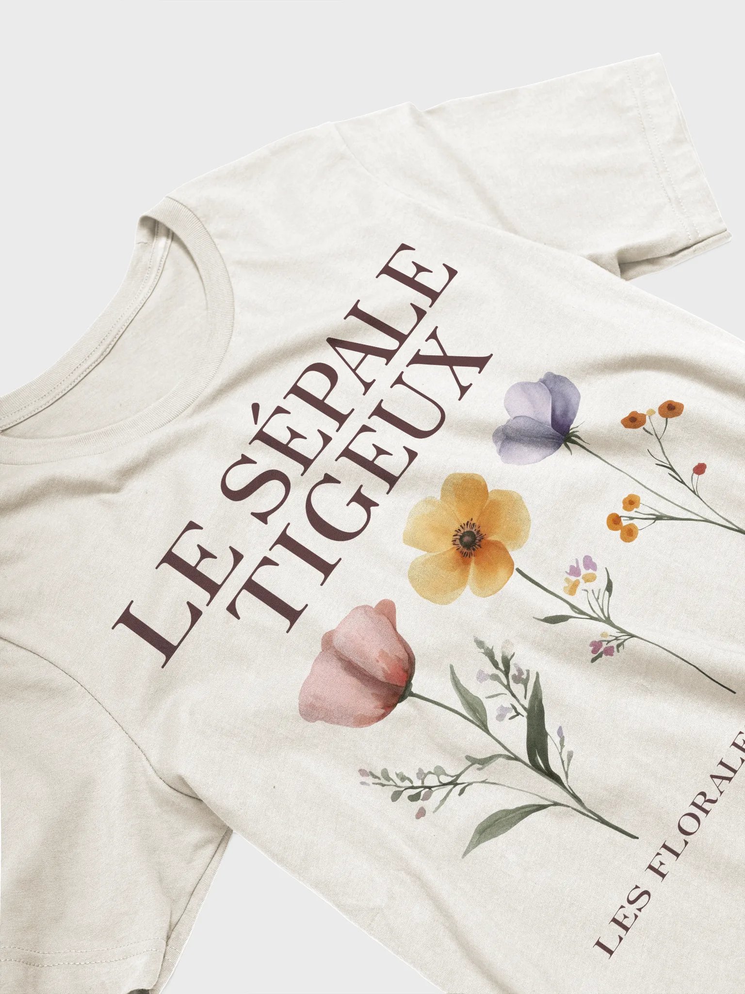 Vintage Floral Art T-Shirt product image (3)