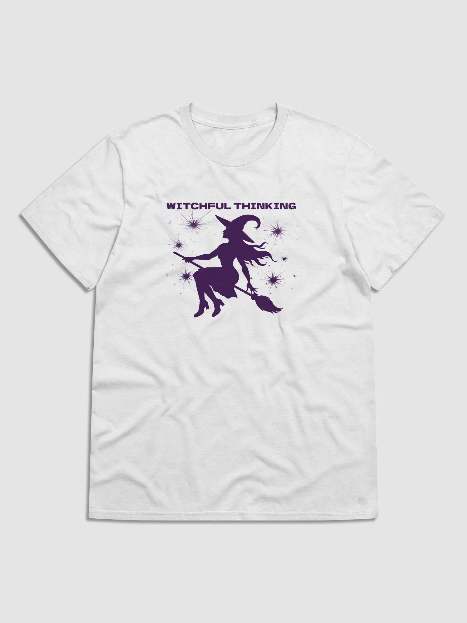 Witchful Thinking Halloween Relaxed Fit Unisex Cotton Tee product image (2)