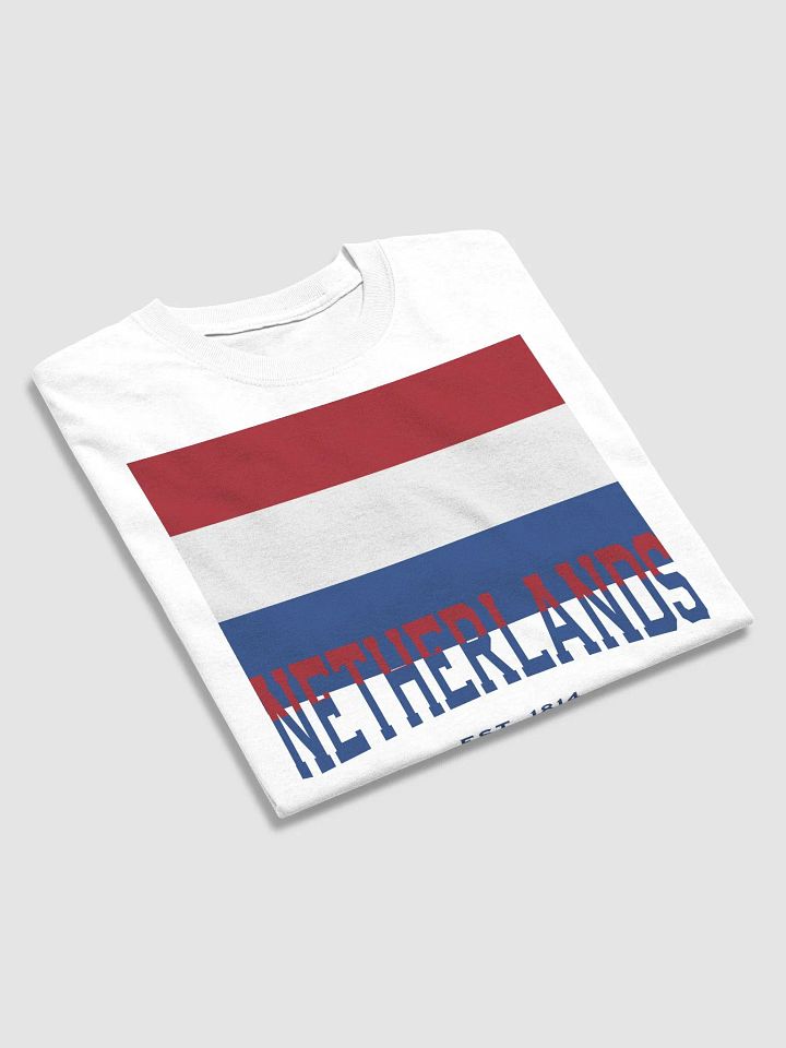 Netherlands Pride: EST. 1814 Flag T-Shirt product image (2)