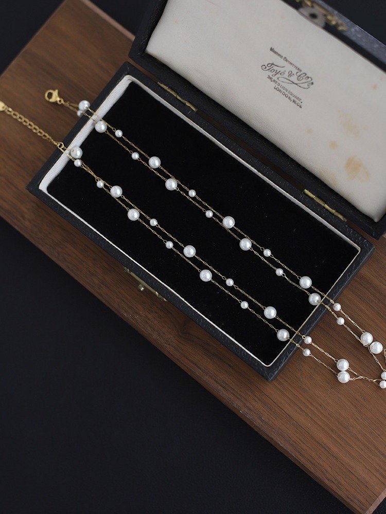 Bubble beads Necklace | 18K Gold Plated product image (7)