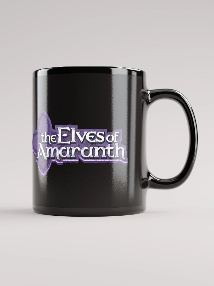"The Elves of Amaranth" Black Mug product image (2)