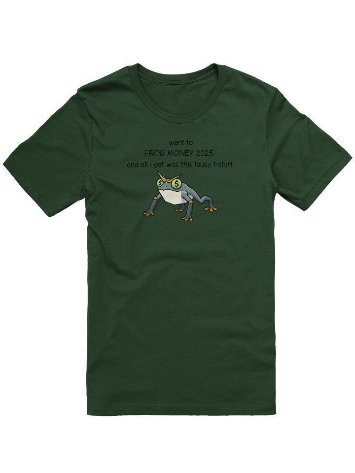 FROGMONEY2025 lousy t-shirt product image (1)