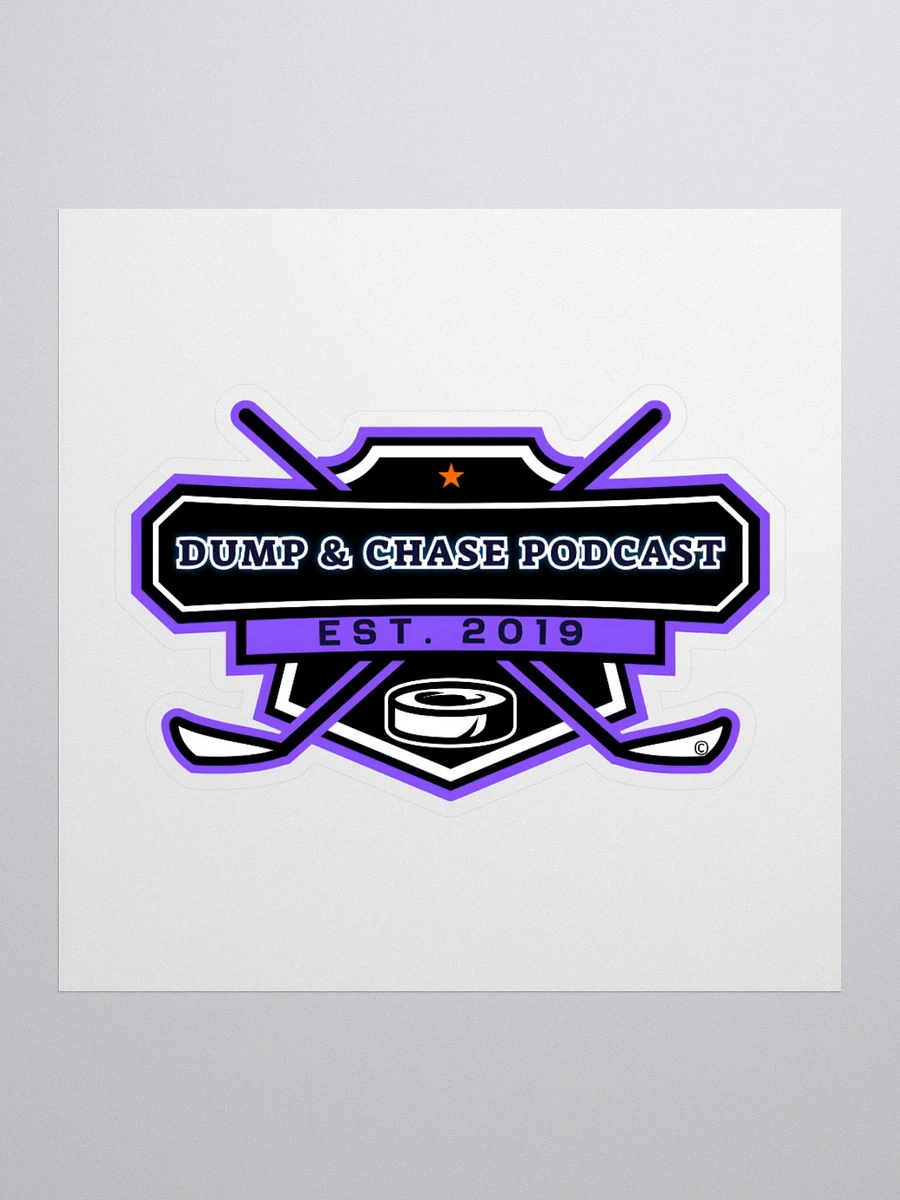 Dump & Chase Podcast Logo Stickers product image (2)