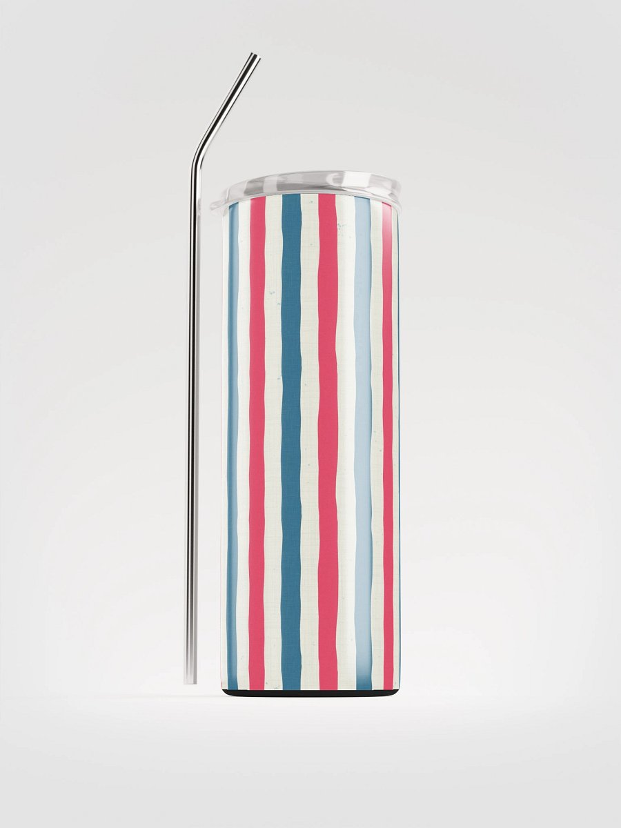Cosmic Bloom Stripes Tumbler product image (1)