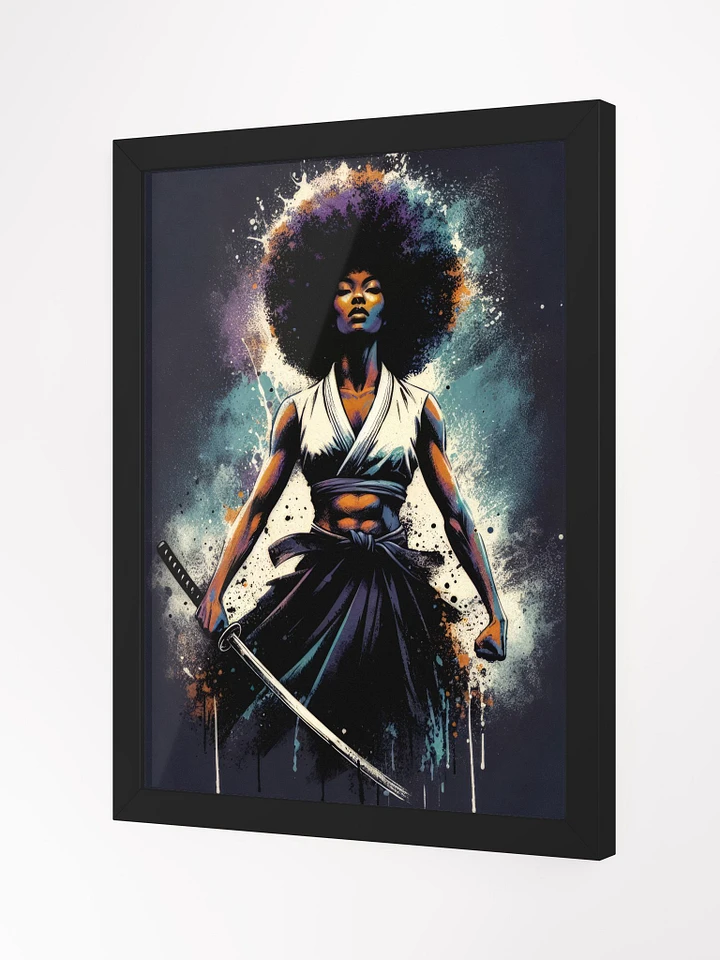 Afro Samurai Girl ART FRAMED PRINT product image (2)