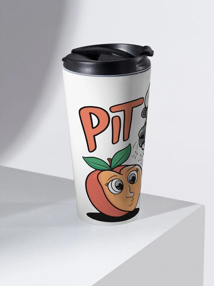 Pit Bull: Peach Pit and Bull Stainless Steel Travel Mug Design product image (2)