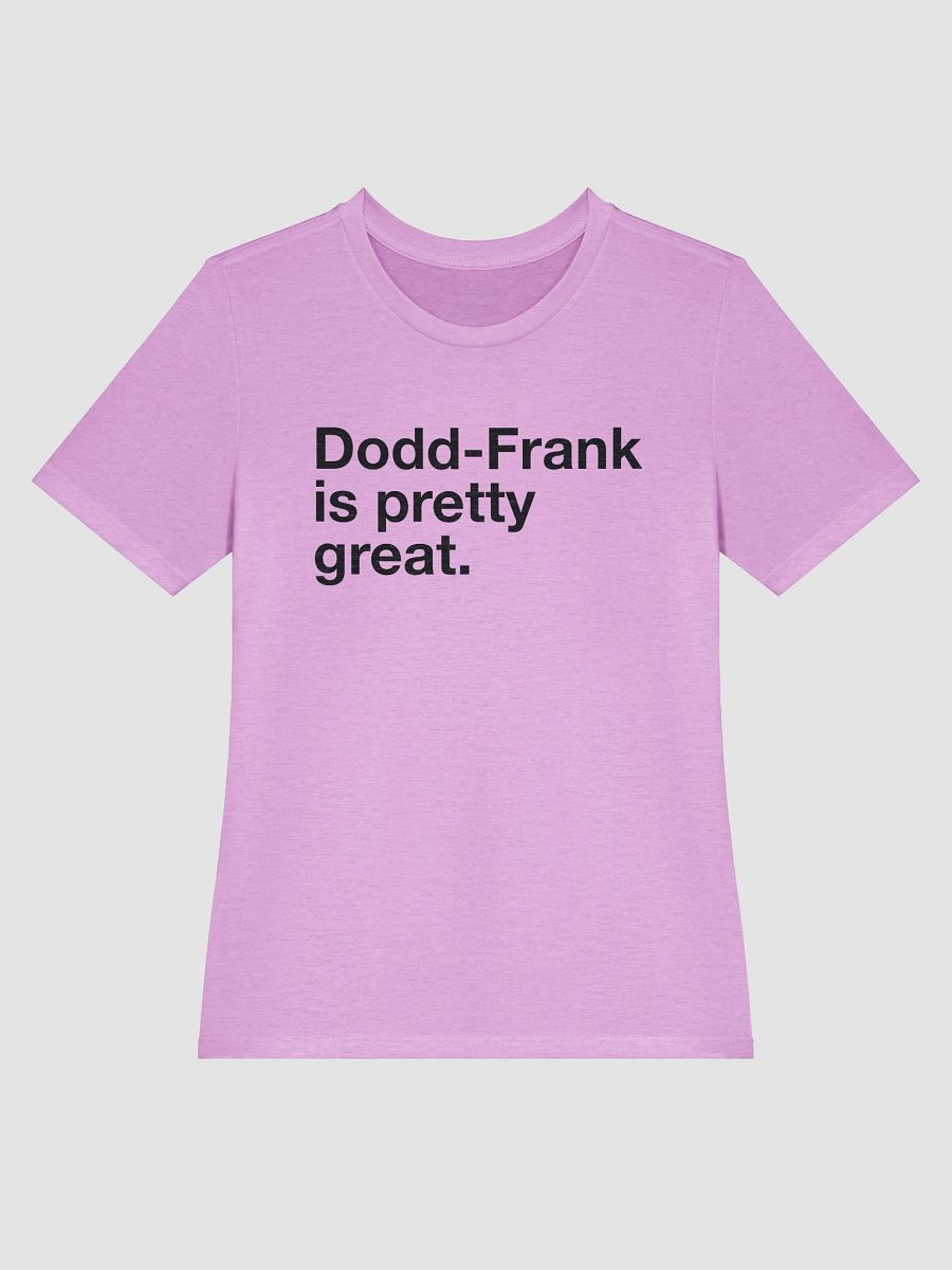 Dodd-Frank is Pretty Great Women's Cut (Black) product image (35)