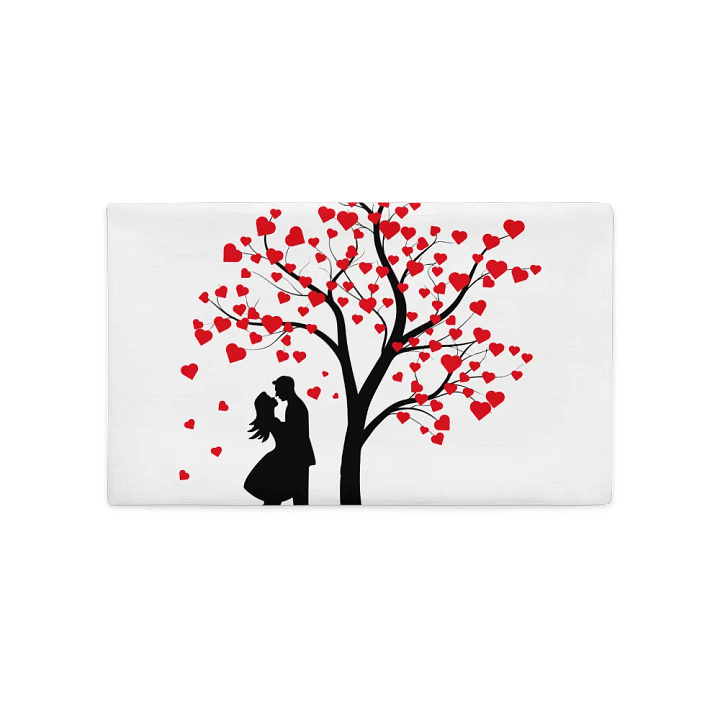 Romantic Love Art Pillow Design – Perfect for Couples and Home Décor product image (2)