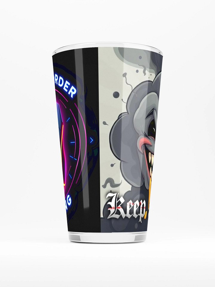Keep Smiling Gaming Pint Glass product image (1)