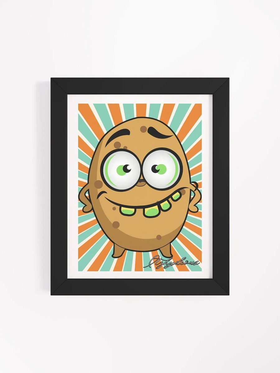 Whimsical Spud Smile Framed Poster product image (4)