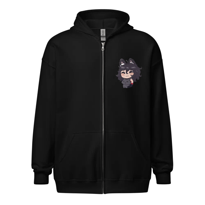 Black Cat Crew Zip Up product image (1)