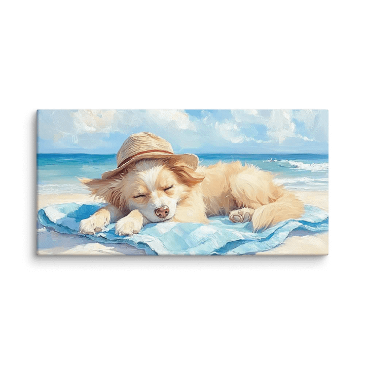 Sunny Siesta - Wrapped Canvas Landscape Print product image (1)