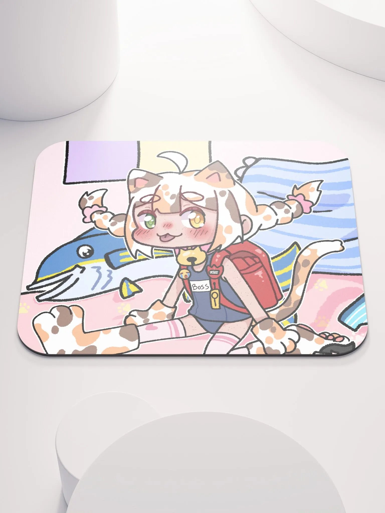 The Catto in her room Simple Mousepad product image (1)