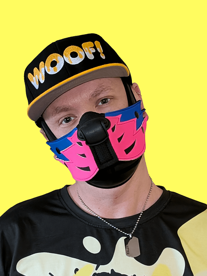 Speak Hat - WOOF! - Green Drip product image (2)